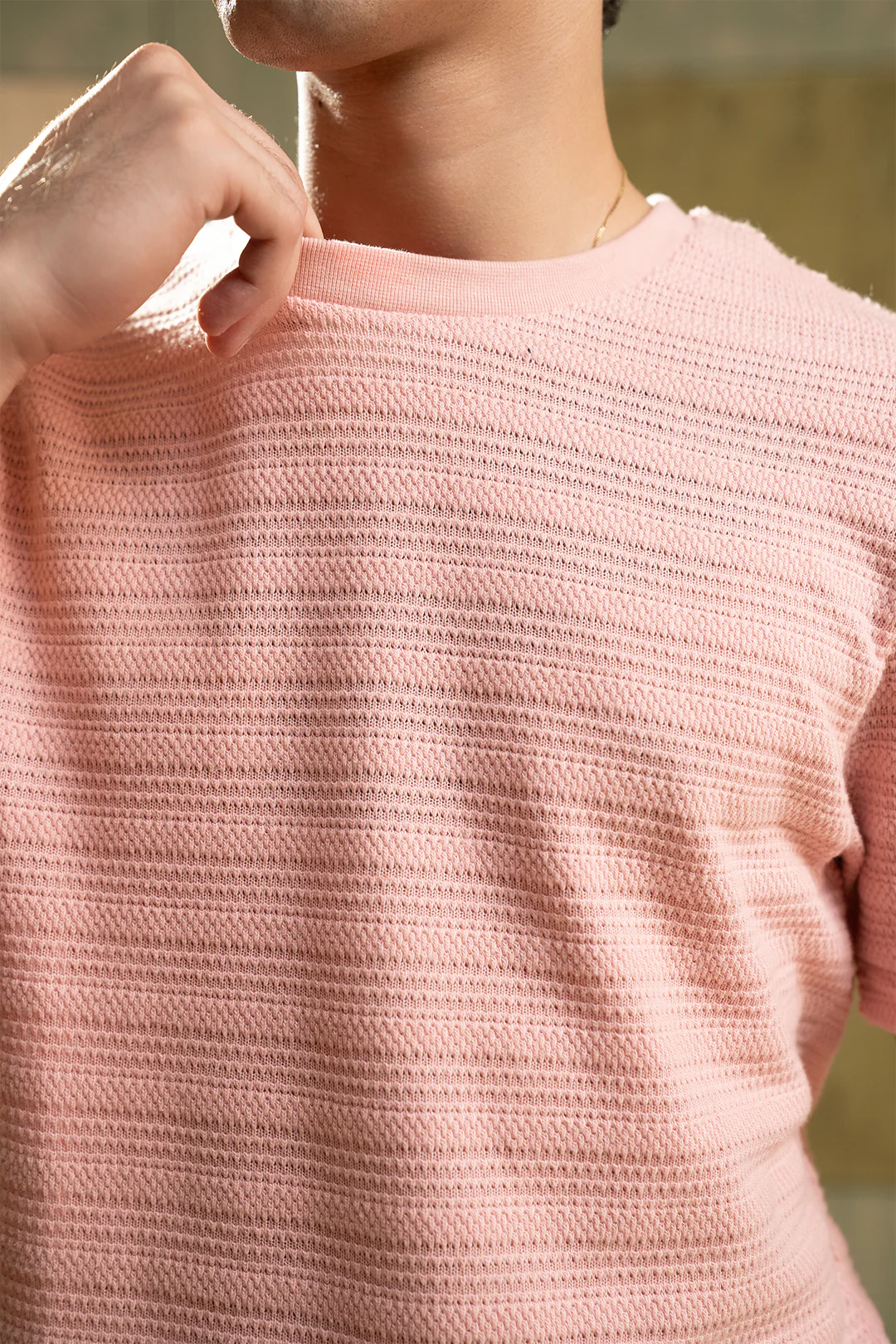 Textured T-Shirt - 5004 - Image 6