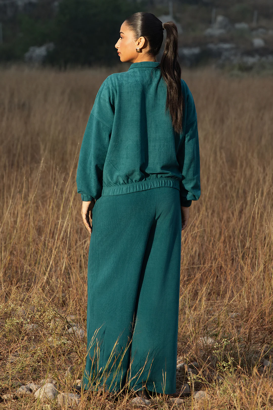 Velour Co-Ord Set Shirt - 5003 - Image 10