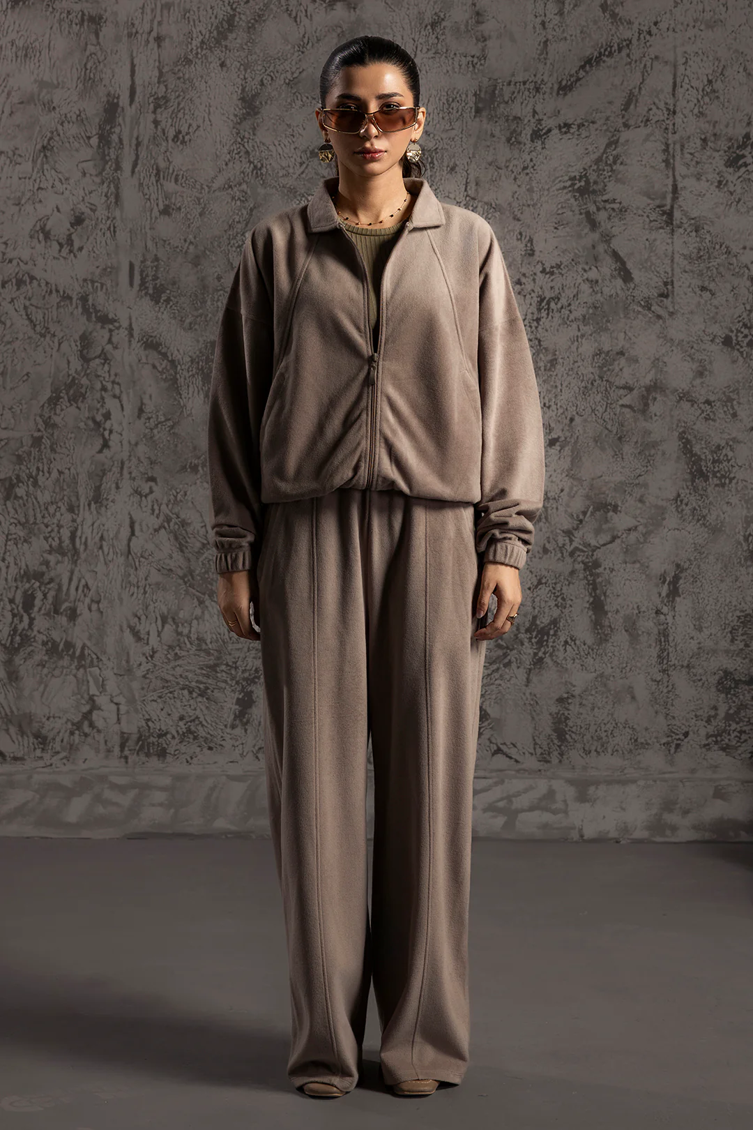 Velour Co-Ord Set Trouser - 5001 - Image 2