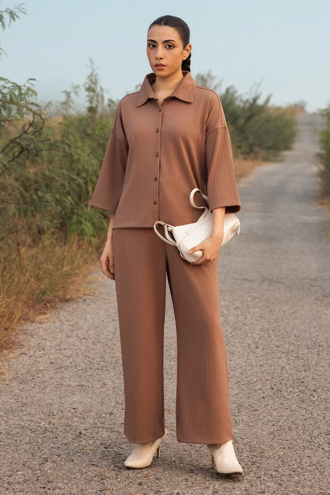 Seersucker Co-Ord Set Trouser - 5003 - Image 2