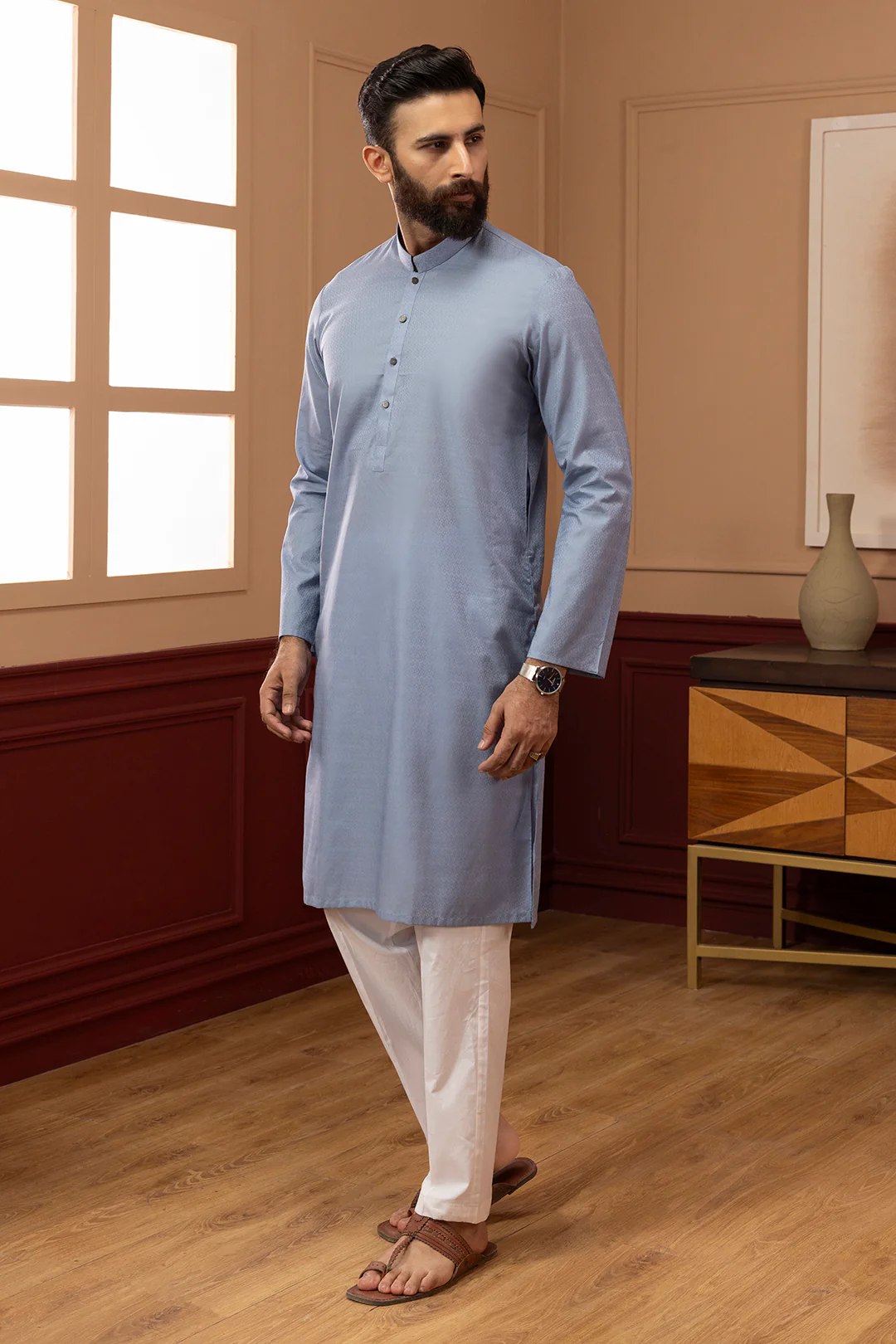 Wash & Wear Kurta - 5006 - Image 11