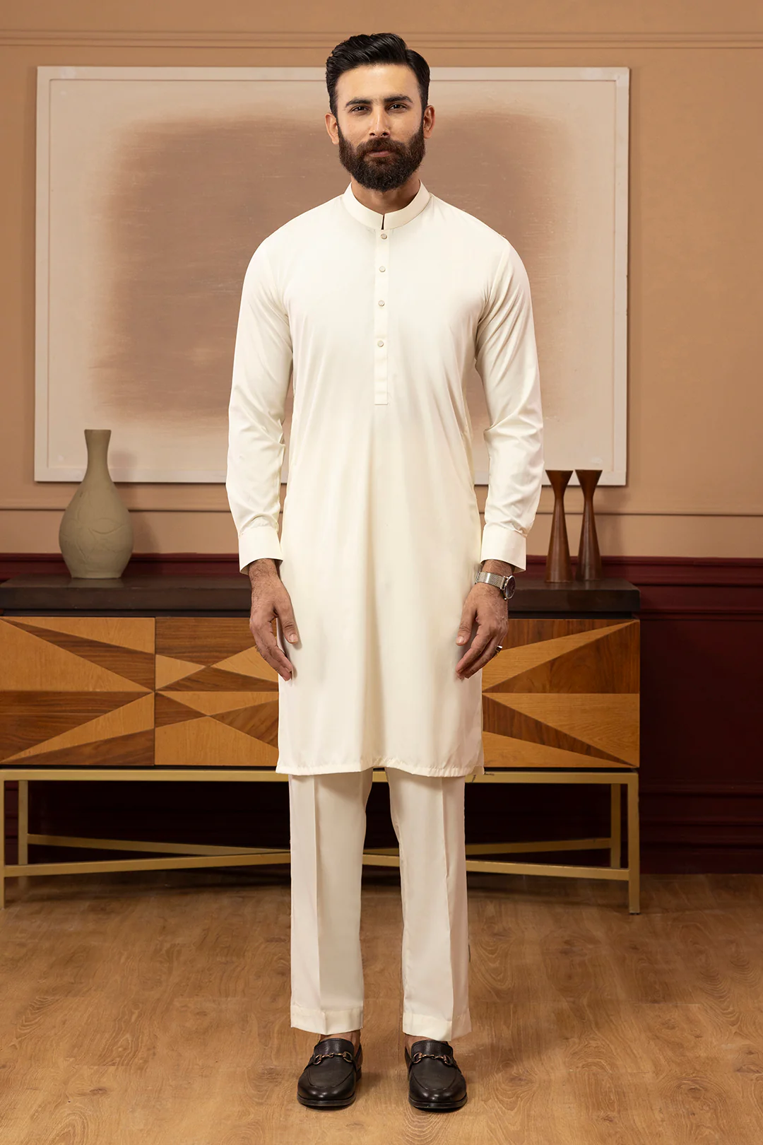 Wash & Wear Kurta Pajama - 0002 - Image 3