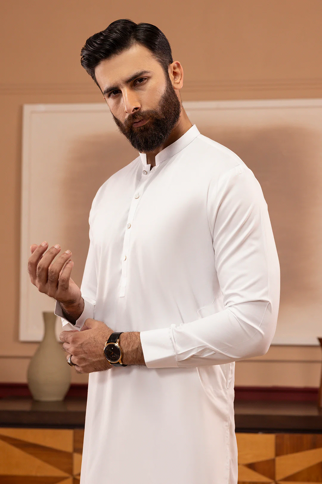Wash & Wear Kurta Pajama - 2604 - Image 6