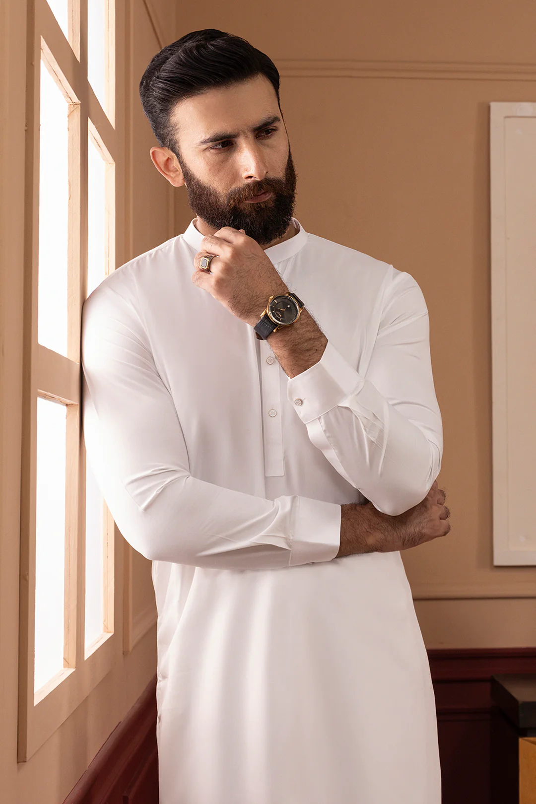 Wash & Wear Kurta Pajama - 2604 - Image 7