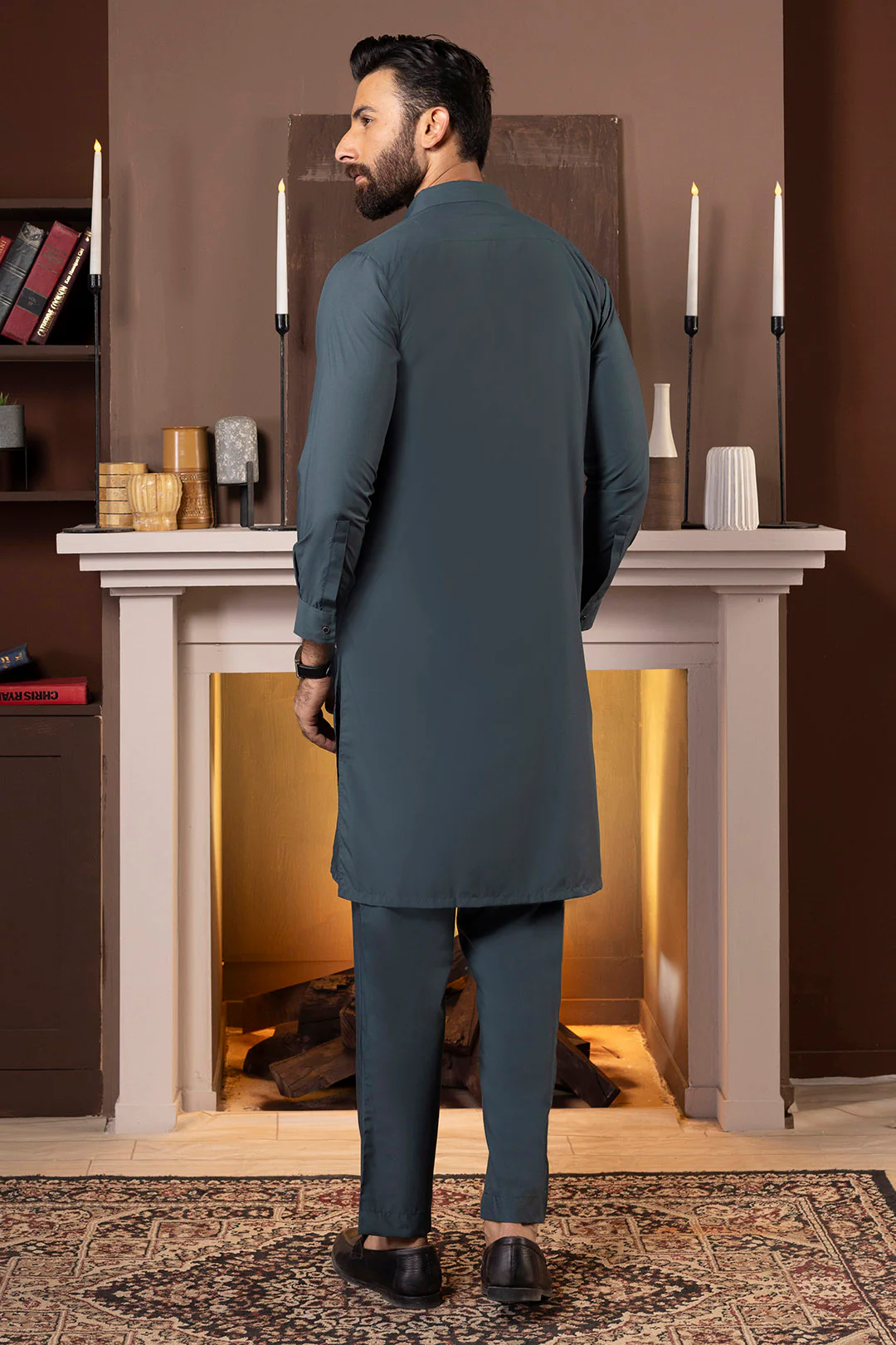 Wash & Wear Kurta Pajama - 2608 - Image 7