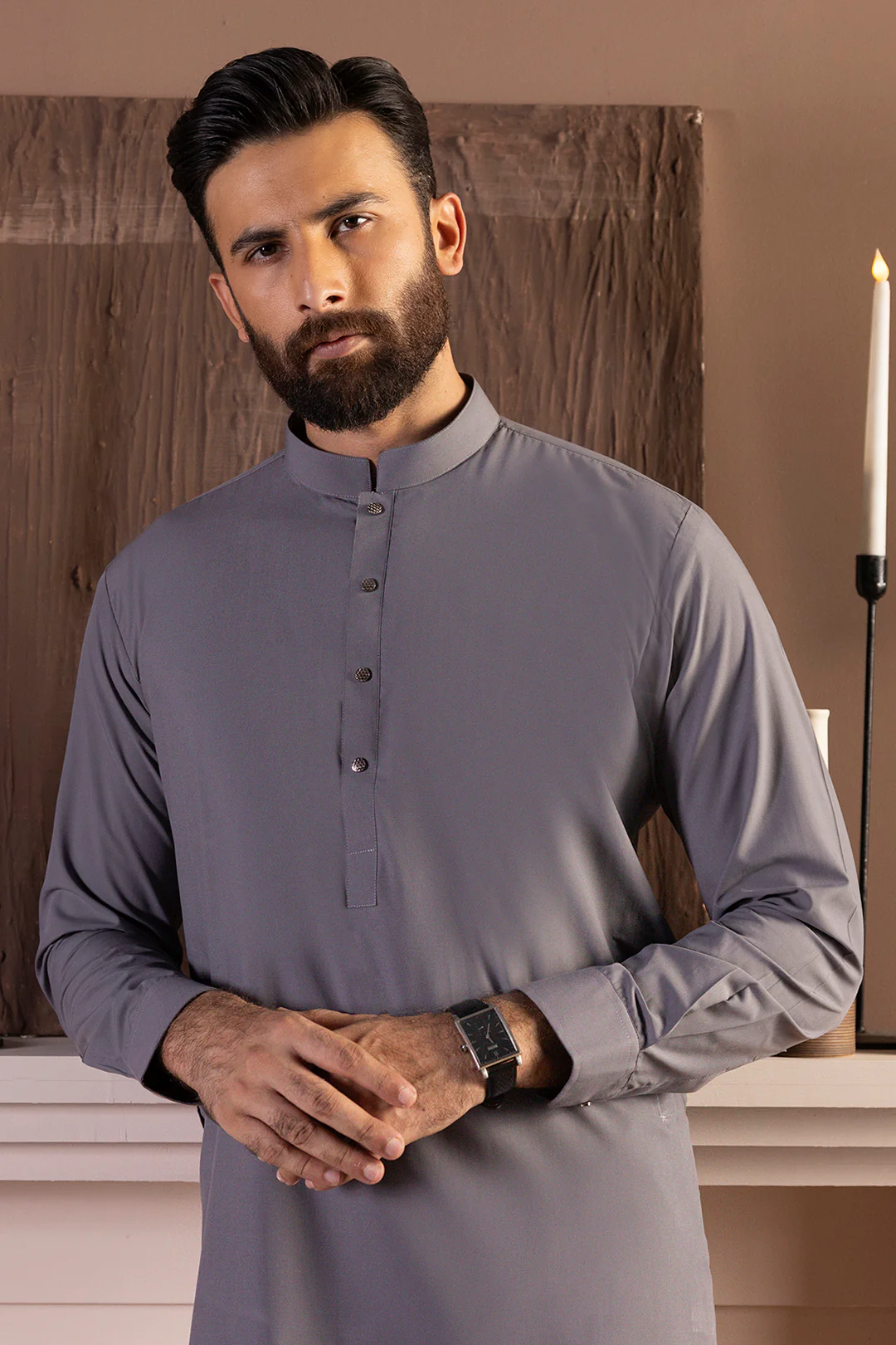 Wash & Wear Kurta Pajama - 2612 - Image 5