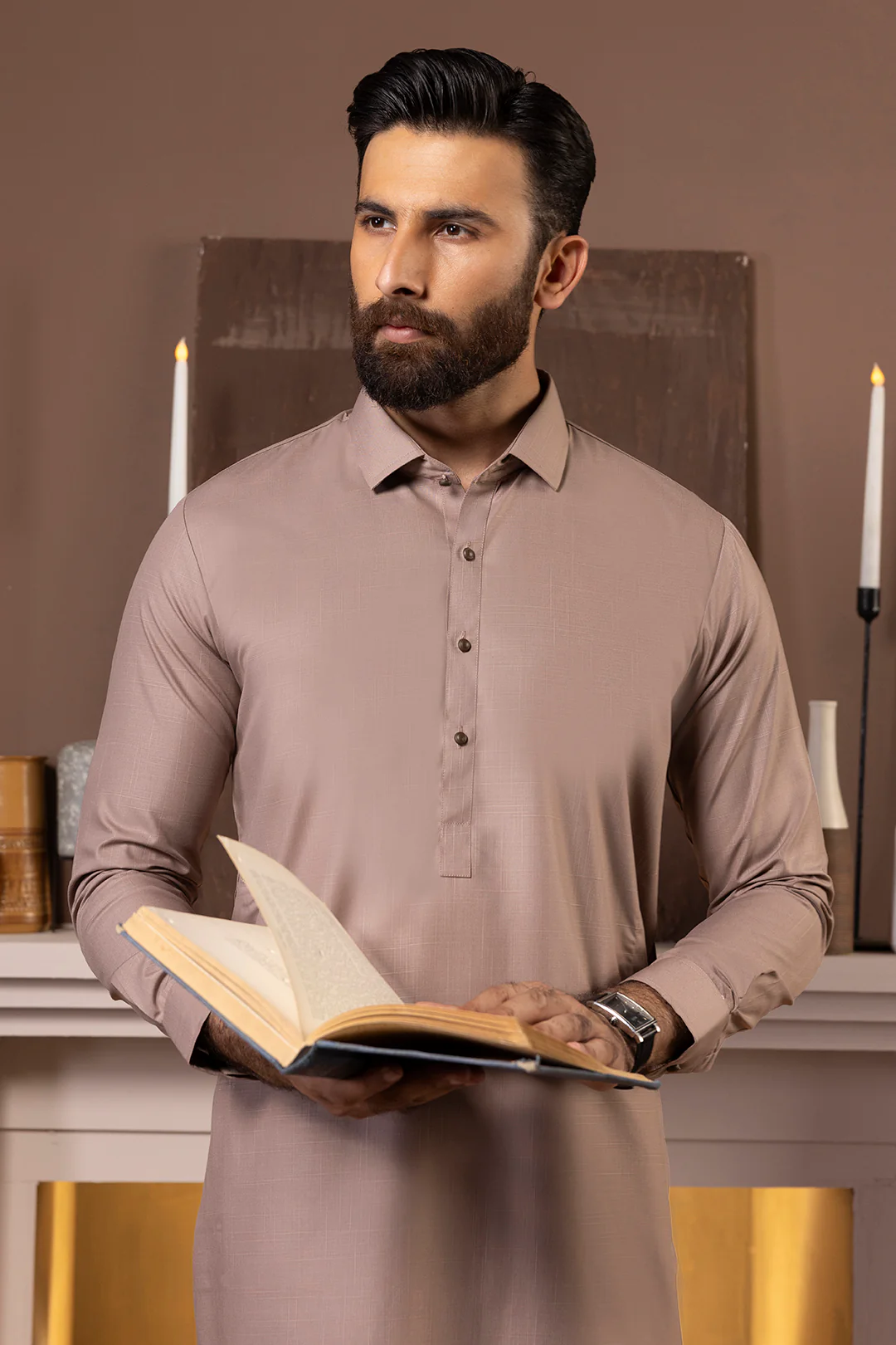 Wash & Wear Kurta Pajama - 9010 - Image 2