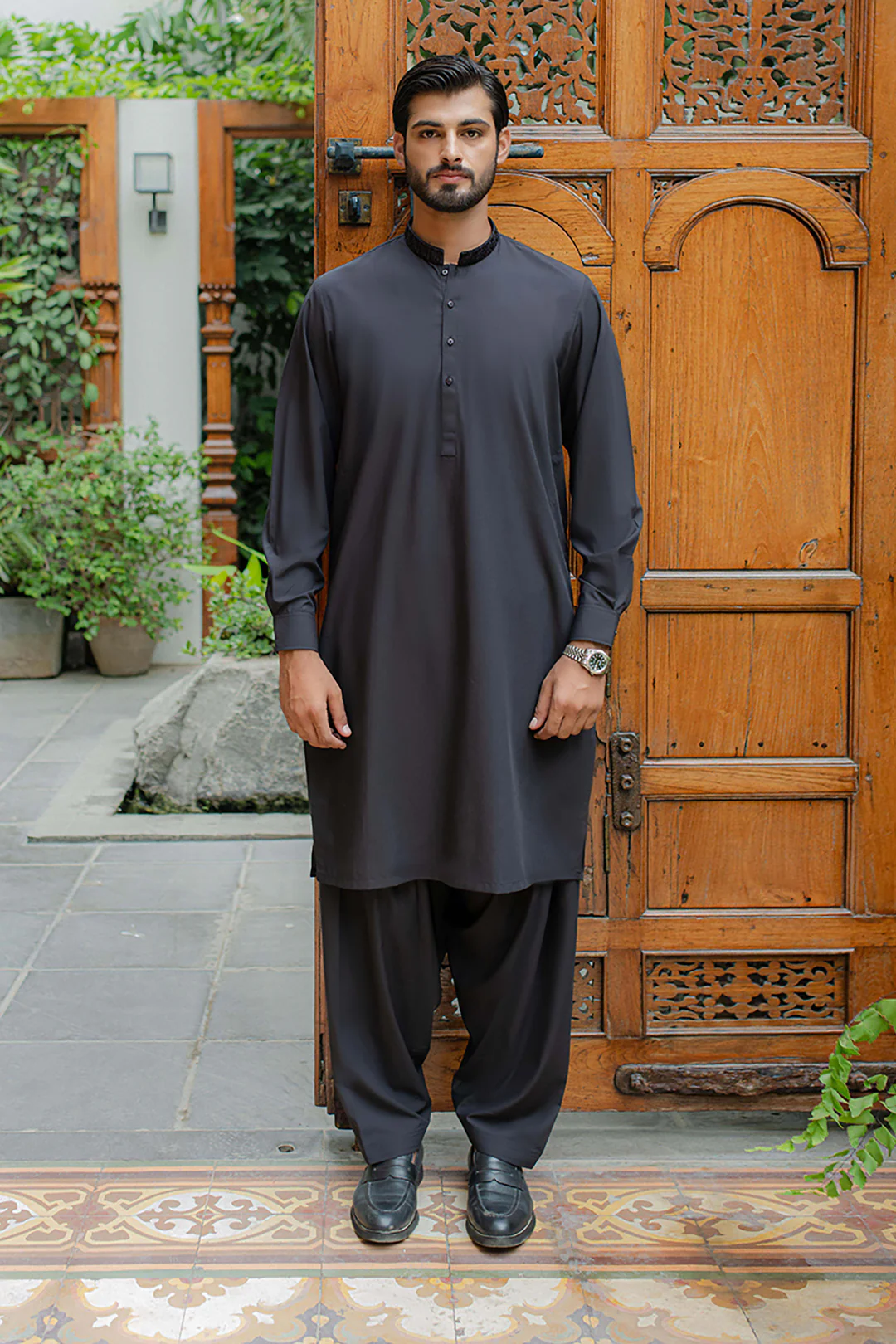 Wash & Wear Shalwar Kameez - 3025 - Image 3